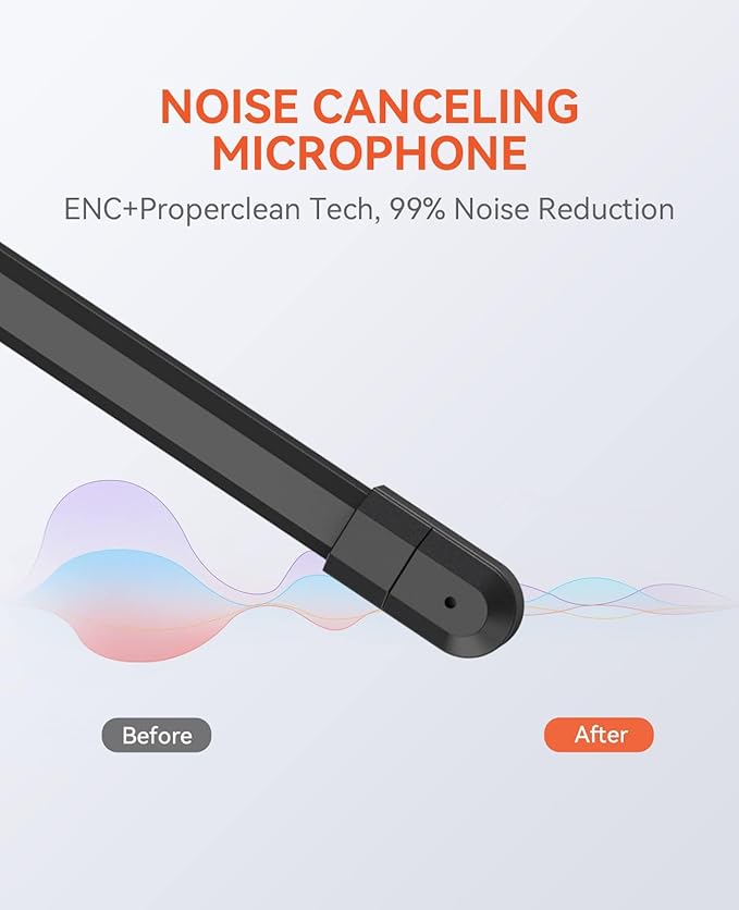 NUROUM HP11SU USB Headset with Microphone for PC, Single-Ear Headphones with ENC Boom Mic, Wired Computer Headset with Inline Control, USB A/Type-C/3.5mm for Work/Home Office/Call Center Zoom/Teams