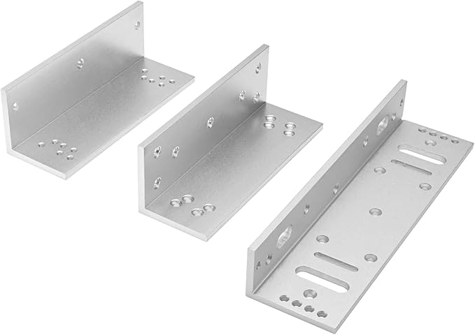Z and L Bracket for 1200LBS 500KG Holding Force Electromagnet Lock Single Inward Door Access Control Electric Magnetic Door Lock