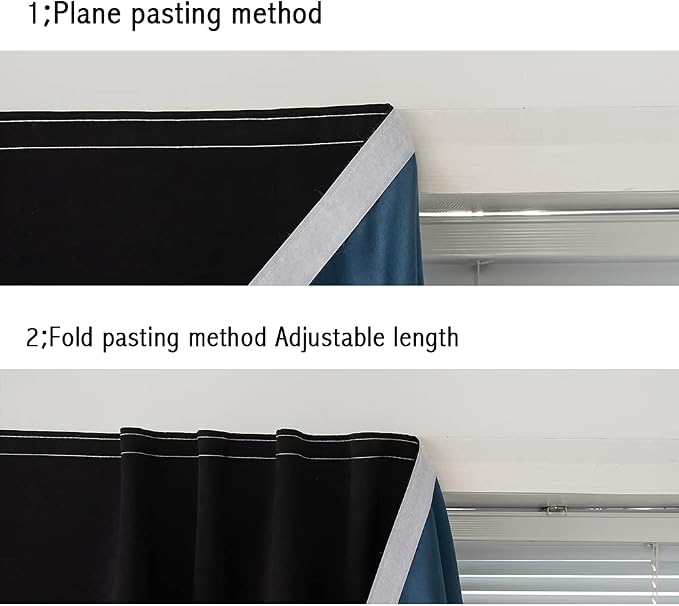 Autohesion Curtains for Windows, Bedroom Blackout Curtains for - Image 7