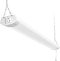 hykolity 4FT 120W LED Shop Light Linkable, 13000lm(400w Equivalent), 5000K Utility Shop Lights for Garages, Workshops, Basements, Hanging or FlushMount, with Power Cord and Pull Chain, ETL