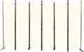 Room Divider 6 Panel-132''Wide, 6FT Room Dividers and Folding Privacy Screen | by HOMSCREENER