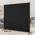 Large Single Panel Room Divider, Thickened Fabric Partition Wall by Unknown