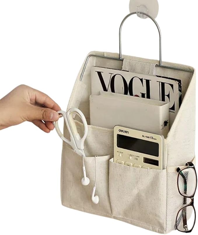 Dorm Storage Bedside Caddy Dorm Room Essentials Linen Hanging Storage Organizer by Unknown