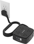 10 Ft Surge Protector Power Strip by YISHU