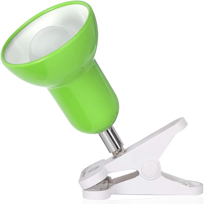 RONG&LAN Clip lamp, 360° Rotation Clip on Lamp Portable Book Reading Light by RONG%26LAN