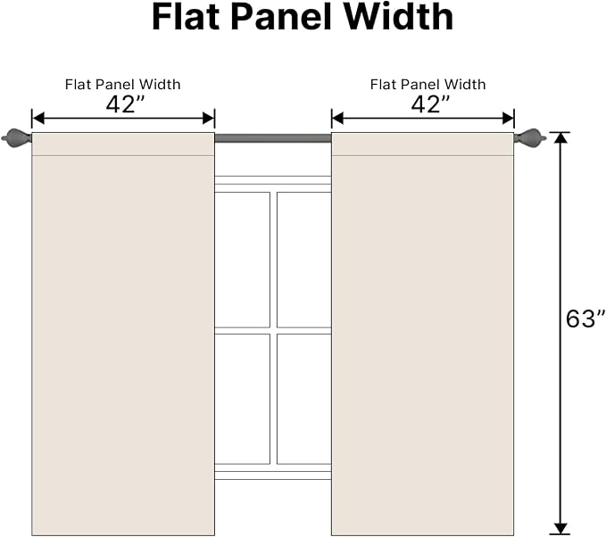 H.VERSAILTEX Blackout Curtains Thermal Insulated Window Treatment Panels Room - Image 7