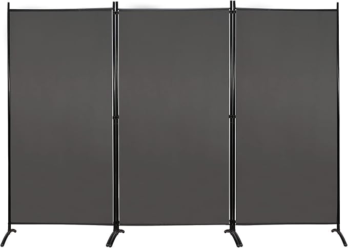 MAYOLIAH 3 Panels Room Divider Partition 6ft Tall Folding Privacy Screen | by MayoliahHome