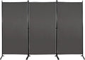 MAYOLIAH 3 Panels Room Divider Partition 6ft Tall Folding Privacy Screen | by MayoliahHome