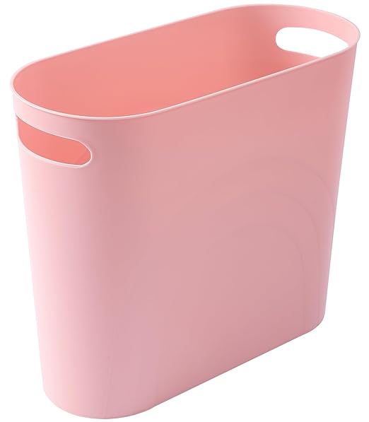 rejomiik Small Bathroom Trash Can, 3.5 Gallon Slim Garbage Can, Office and by rejomiik