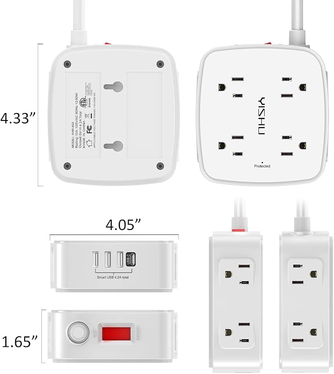 15 Ft Surge Protector Power Strip - Image 7