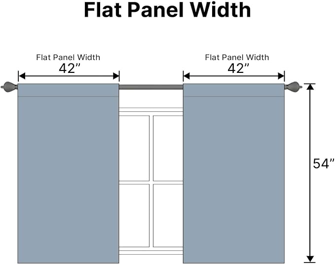 H.VERSAILTEX Blackout Curtains Thermal Insulated Window Treatment Panels Room - Image 7