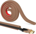 RPXRPXSide Open One Cord Cable Raceway Wire Cover for Cords, Our Cable Track is Best Suited for one Wire (Diameter <0.27"),Wire Raceway Management Cable Concealer Channel (Brown, 390in)