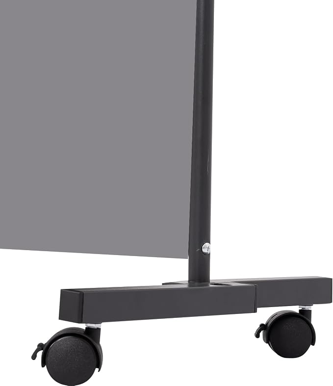 Room Divider 22'' Wide Partition Room Dividers, 1 Panel Wall Divider w/Wheel | - Image 3
