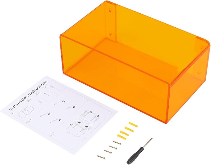 Acrylic Floating Nightstand, Nightstand Shelf Wall Mounted Bedside Shelf - Image 7