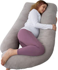 60 Inch Pregnancy Pillows for Sleeping | Extra Large U Shaped Body Pillow by AMCATON
