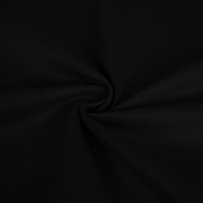 Curtains 96 Inches Long 2 Panels Set, Blackout Curtains for Bedroom Living Room, Thermal Insulated Grommet Room Darkening Drapes for Privacy Home Decor Windows(W52 x L96, Black)