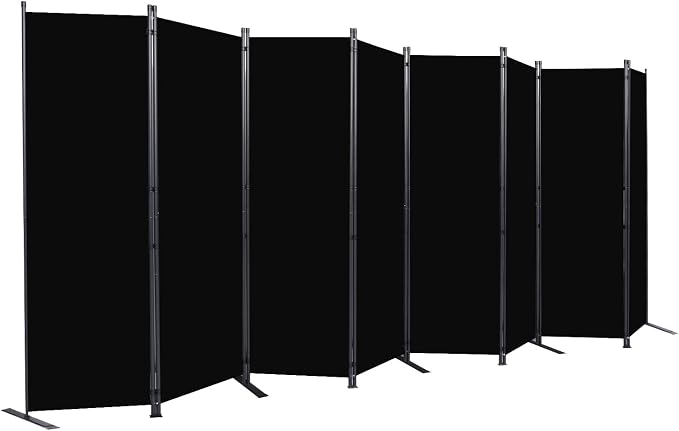 Room Divider 8 Panel-176''Wide, 6FT Room Dividers and Folding Privacy Screen | by HOMSCREENER