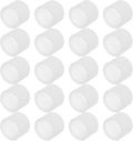 PATIKIL RCA Anti Dust Plug Dustproof Cover, 20pcs 0.4"/10mm Port Stopper Protector Silicone RCA Female Connector for TV Speaker Set-Top Boxes DVD Players Projectors, Clear