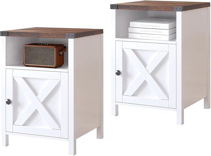 Farmhouse End Table, Nightstand - Image 8