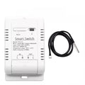 MHCOZY WiFi Temperature Controller Sensor Module, Tuya app Wireless Remote 16A Smart Switch with Energy Consumption Monitoring,Compatible with Alexa Google