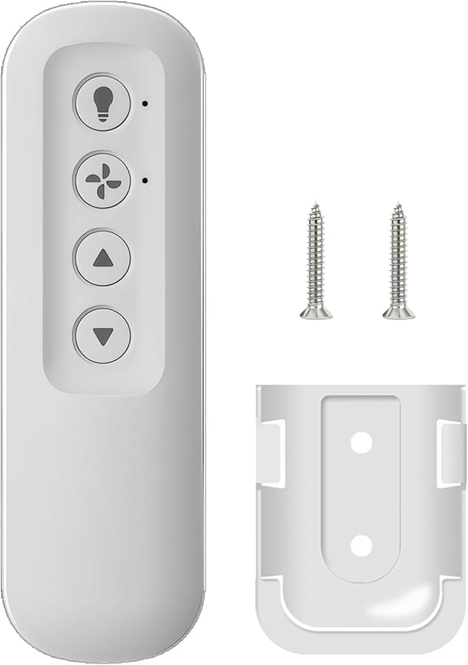 99813 Ceiling Fan Remote Control for Hunter Fan Remote Replacement 3-Speed and Light Dimmer with Wall Bracket,Replace Hunter 99770 99392 99118 99123 99188