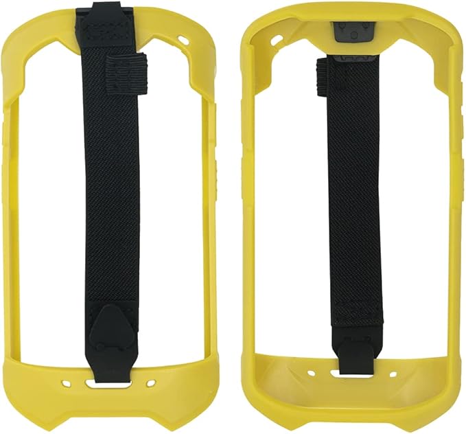 Protective Cover Bumper Case Rugged Boot with Hand Strap for Zebra TC51 TC510K TC52 TC56 TC57 (Yellow)