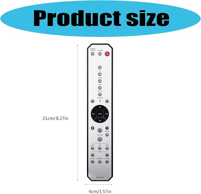 Media Controller Featuring Ergonomic Button Layout and Wide Compatibility for ISX-B820 ISX-800 MCR-B043D