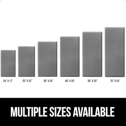 GORILLA GRIP Comfortable Cushioned Kitchen Mats for Floor, Waterproof and Stain Resistant Soft Top, 3/4 Inch Thick Ergonomic Standing Desk Anti Fatigue Mat, Foam Supports Ankles and Feet, 20x32, Grey