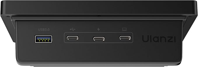 ULANZI D200H 7-in-1 Deck U-Studio Stream Controller Shortcut Keyboard, LCD Customizable Macro Keys Programmable Keypad Soundboard to Control Apps and Software Like OBS Twitch YouTube for Mac/PC
