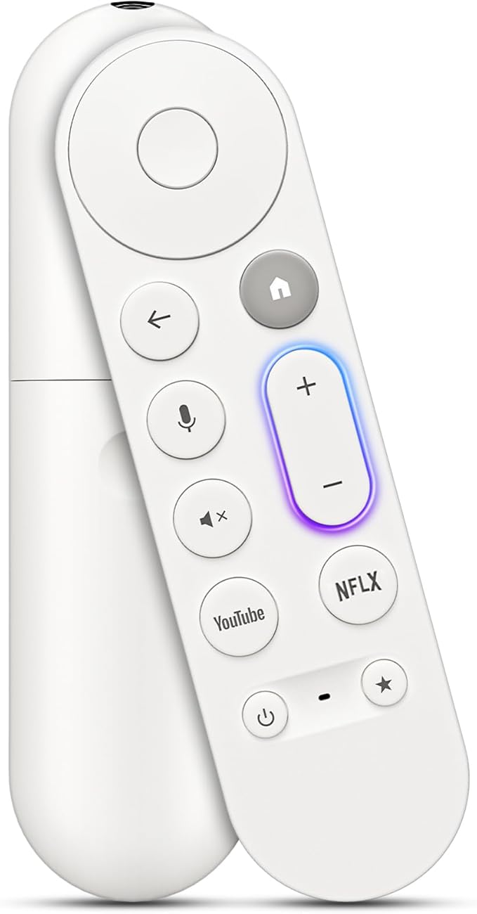 Voice Replacement Remote Control for Chromecast-Google-TV 4K/HD, for Google-TV-Streamer-Remote 4K