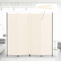 Kokorona 4 Panel Room Divider, 6FT Tall Folding Privacy Screen Wall Dividers by Kokorona