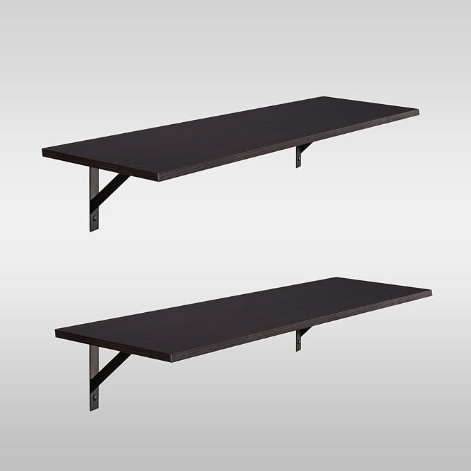 Long Wall Shelves, 39.4 Inch Wall Mounted Shelves - Image 9
