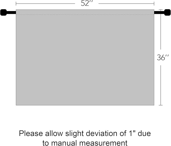 RYB HOME Short Blackout Curtains - Image 9