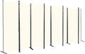 Room Divider 8 Panel-176''Wide, 6FT Room Dividers and Folding Privacy Screen | by HOMSCREENER
