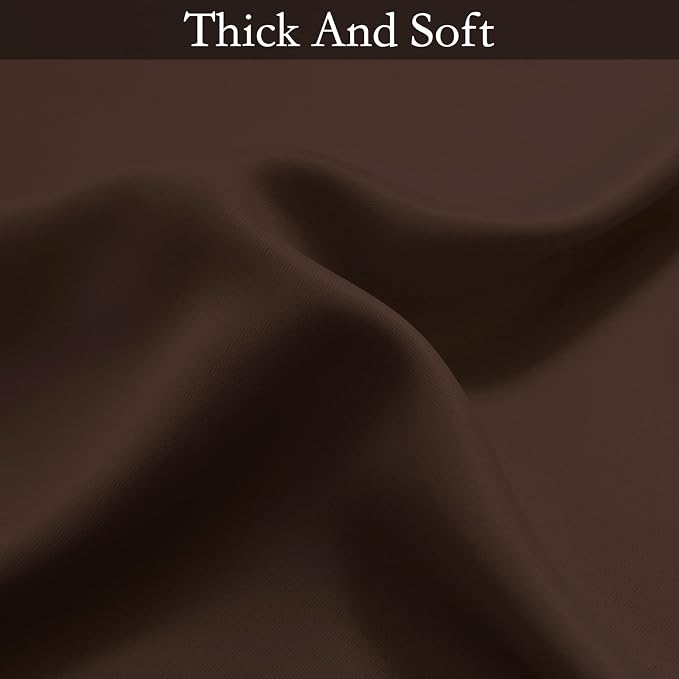 SimpleHome Ombre Brown to Grey White Curtains - Image 8