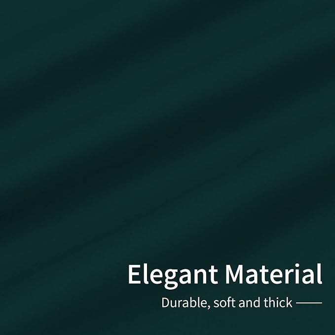 Easy-Going Thermal Grommet Blackout Curtains, 2 Panels 42x84 in, Deep Teal | - Image 6