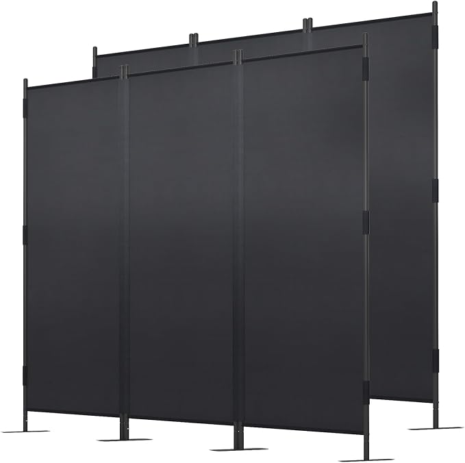 2PCS Room Divider Panel 6ft Privacy Screen by JAXPETY