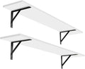 Long Wall Shelves, 39.4 Inch Wall Mounted Shelves by DINZILVJ