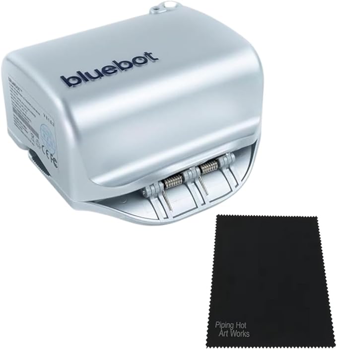 Bluebot WiFi Smart Water Flow Meter, Clamp-On Leak Detector with Real-Time Monitoring, Remote Access, Easy Install, Fits 3/4” to 2” Pipes – Includes Fiber Cloth – Water Usage & Leak Alerts