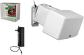 OWI AMP04TRPW Surface or Pole Mount, Self-Amplified Trumpet Speaker, White; 40 Watts; Includes AMPBACKPLATE and 15VDC UL Listed Power Supply; Sensitivity 93dB; Sold as Combo