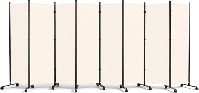 SUNALLY Room Divider Privacy Screens, 8 Panels Dividers - Image 8