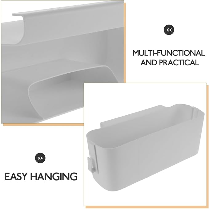 Bedside Caddy for Dorm Bed, Plastic Bedside Hanging Organizer - Image 7