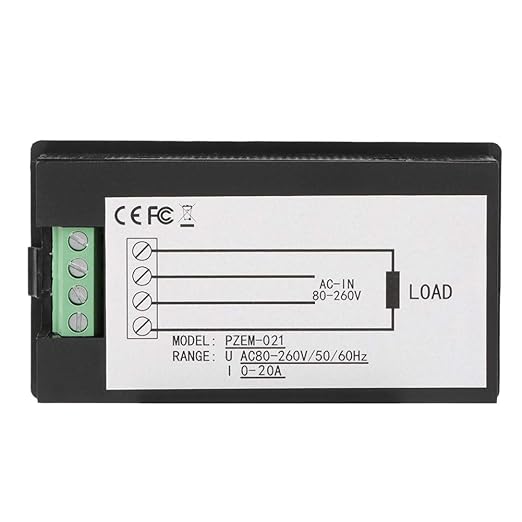 PZEM-021 LCD Display Digital AC Voltage Current Power Energy Meter - Accurate Measurement Tool for Home and Office Use