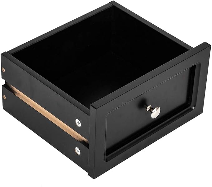 Bonnlo Black Nightstand with 2 Drawers, Night Stands - Image 5