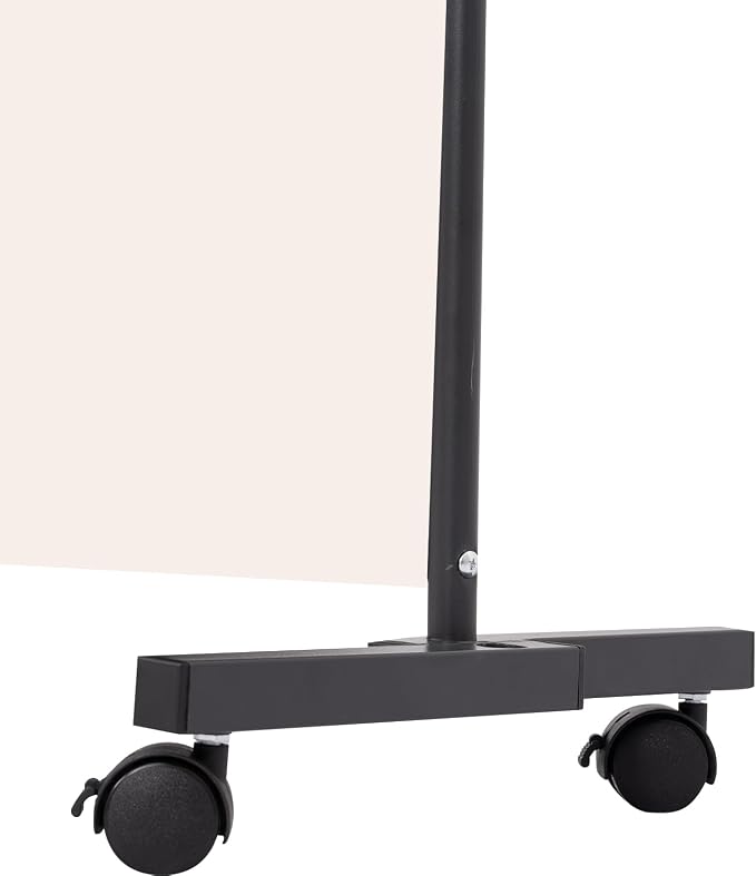 Room Divider 22'' Wide Partition Room Dividers, 1 Panel Wall Divider w/Wheel | - Image 2