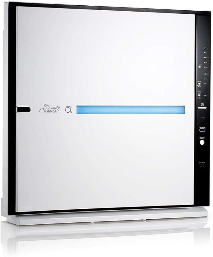 Rabbit Air, MinusA2 Air Purifiers for Home, Ultra Quiet HEPA Air Purifier - Wall Mountable Large Room Air Purifier - Stylish, Efficient and Energy Star - (SPA-780A, White, Pet Allergy)