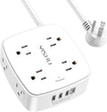 10 Ft Surge Protector Power Strip by YISHU