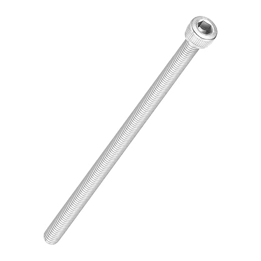 Kozelo 2pcs Socket Head Cap Screws - [M5-0.8 x 155mm] 304 Stainless Steel Allen Socket Drive for Electrical Motor 3D Printing Fan Engine Replacement Use, Silver