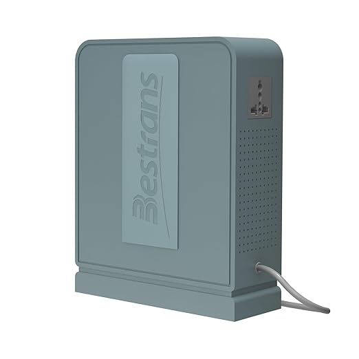 BESTRANS 3000W Step Up Transformer 110v to 220v Converter, Heavy Duty Voltage Converter 110v-120v to 220v-240v with Dual Outlets, Overload Protection & Ultra-Quiet for Home Appliances,Grey Green