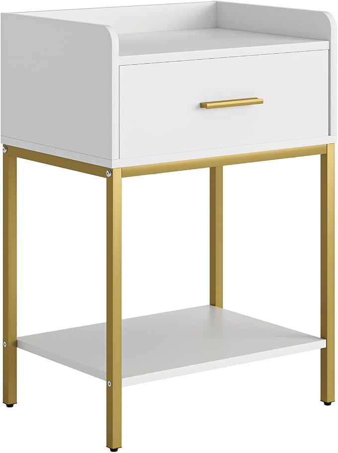 Nightstand, 3-Tier Modern Night Stand, Bedside Table - Image 8
